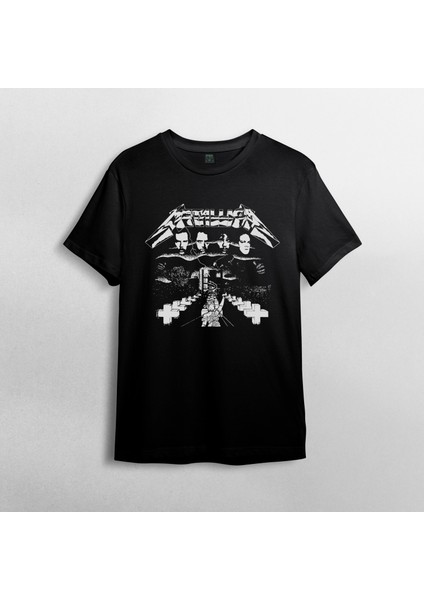 Metallica Unisex %100 Pamuklu Bisiklet Yaka T-Shirt Model 3 fiyatları