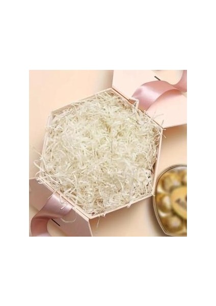 Kırpık Z Zigzag Pelur Kırpıntı Kağıt 100 gr Krem Renk Süs Dolgu Malzemesi Cream Paper fiyatları