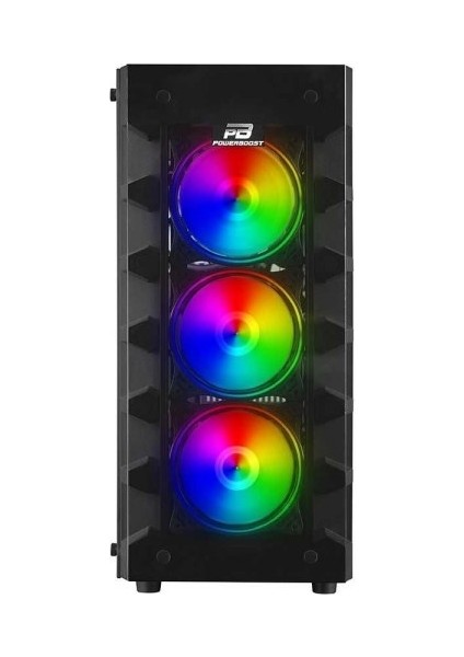Pb X-59RGB Kasa Ryzen 7 7800X3D 32 GB Ram 500 GB SSD Asus Dual Rtx 4070 W11 +27" Monitör