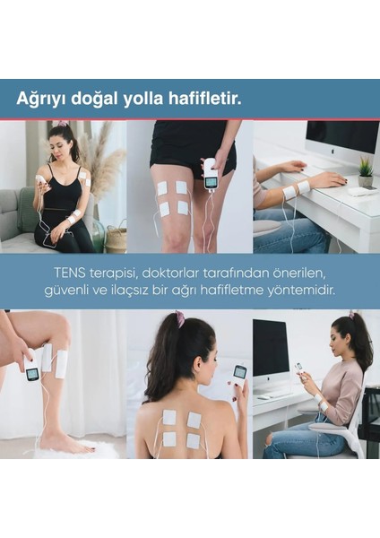 AC-933 Çift Kanallı, 50 Programlı Profesyonel Tens Cihazı