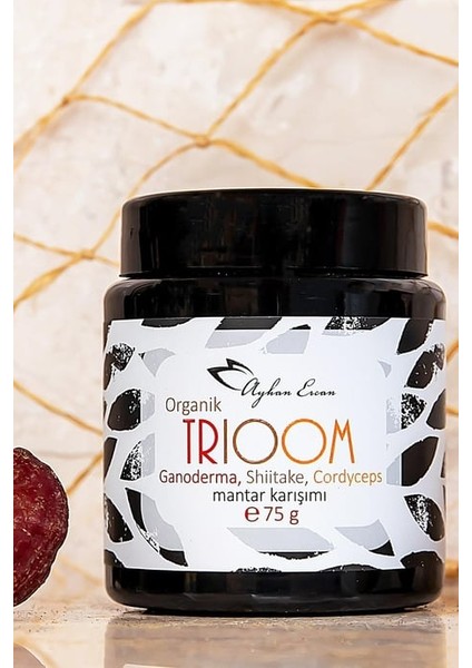 Organik Trioom 75 G (Reishi, Shiitake, Cordyceps Mantarları)