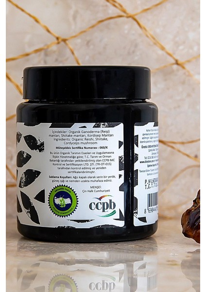 Organik Trioom 75 G (Reishi, Shiitake, Cordyceps Mantarları)