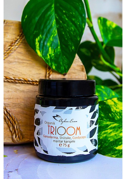 Organik Trioom 75 G (Reishi, Shiitake, Cordyceps Mantarları)