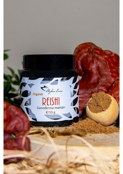 Organik Reishi Ganoderma Mantarı Tozu 50 G