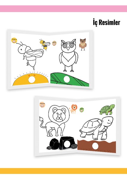 İlk Boyama Kitabım Oyuncaklar - Taşıtlar - Hayvanlar 3'lü Set fırsatları