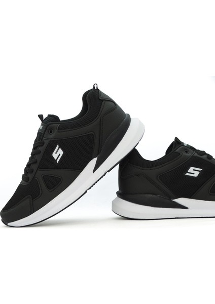 Speedrace Siyah Rahat Esnek Sneaker Spor Ayakkabı