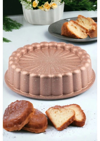 Döküm Yanmaz Yapışmaz Granit Kek Kalıbı Altair Rose fiyatları