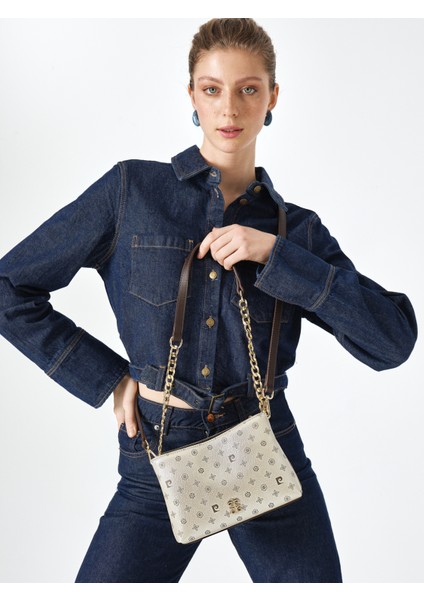 Altın Çapraz Çanta 05PO25Y1889-MN Yalt