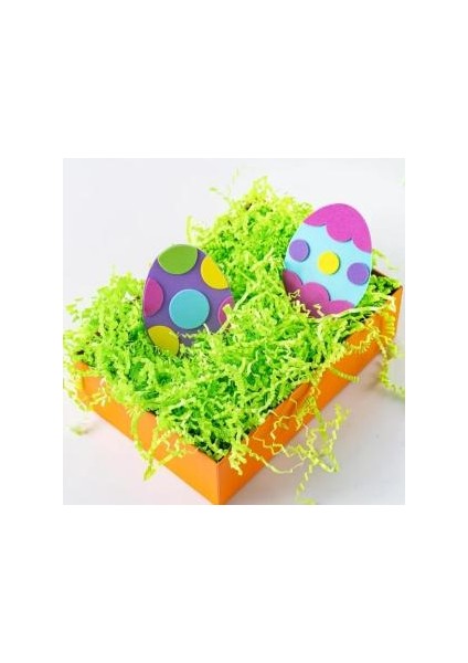 Kırpık Z Zigzag Pelur Kırpıntı Kağıt 100 gr Fıstık Yeşili Renk Süs Dolgu Malzemesi Green Paper modelleri