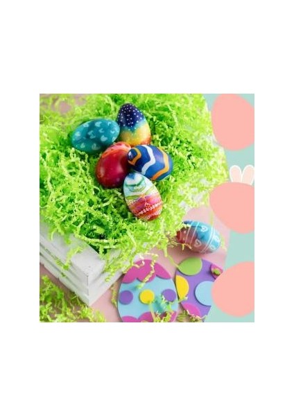 Kırpık Z Zigzag Pelur Kırpıntı Kağıt 100 gr Fıstık Yeşili Renk Süs Dolgu Malzemesi Green Paper fırsatları