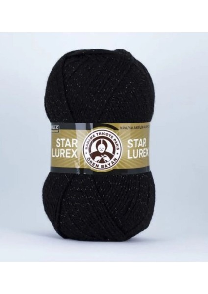 Star Lurex Metalik El Örgü Ipi 100G 999S