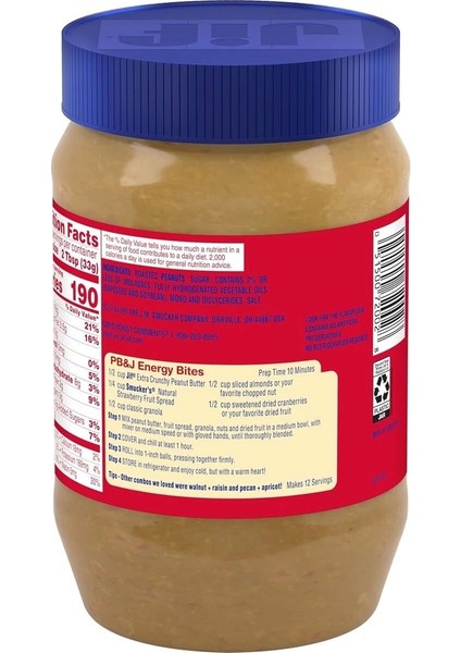 Extra Crunchy Peanut Butter 1.13KG