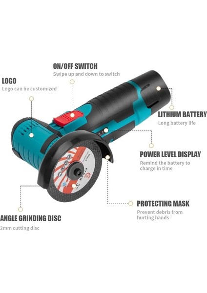 20 Watt Şarjlı Avuç Içi Spiral Avuç Taşlamalar 90 2 Yıl fiyatları