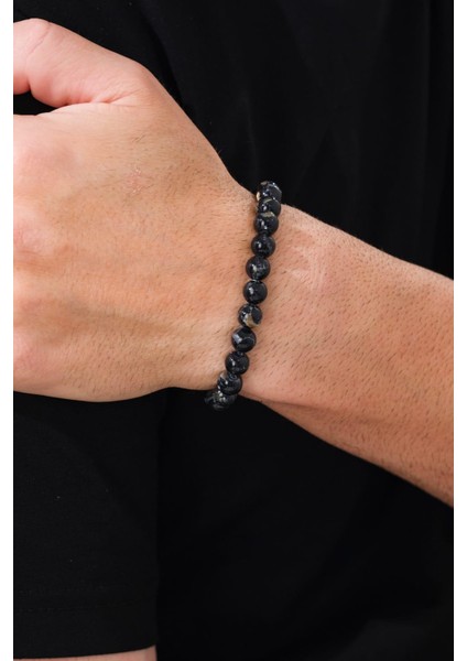 Obsidyen Klasik Bileklik
