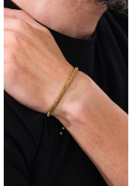 Hematit Gold Burgu Bileklik