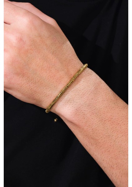 Hematit Gold Burgu Bileklik