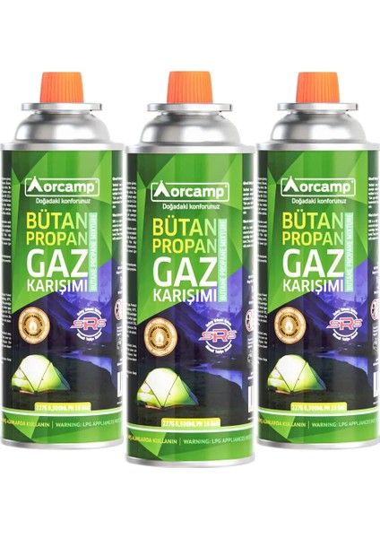 Bütan Propan Gaz Kartuşu 227 gr KTS227 modelleri