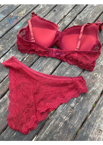 Bordo Dantelli Destekli Takım fırsatları