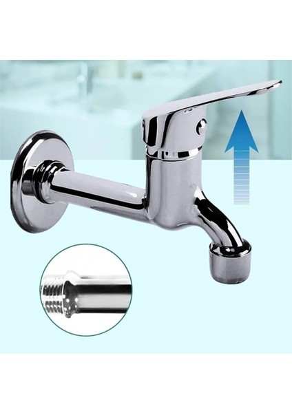 Aç Kapa Mix Lavabo Musluk Wc Lavabo Uzun Musluk
