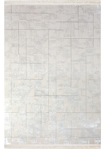 Bianca BN06 Krem Yumuşak Silinebilir Keçeleşmez Leke Tutmaz Modern Ipek Bambu Halı