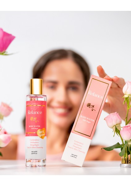 Doğal ve Saf Gül Suyu Aydınlatıcı ve Arındırıcı Tonik 100 ml modelleri