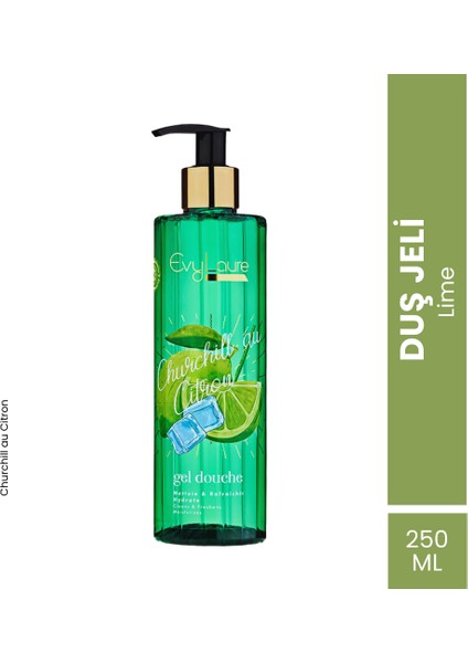 Churchill Au Citron Parfümistik Duş Jeli Lime Ekstraktlı Yoğun Nemlendirici 300 ml