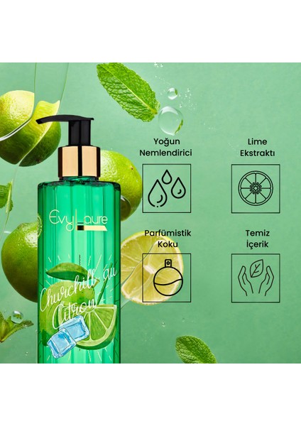 Churchill Au Citron Parfümistik Duş Jeli Lime Ekstraktlı Yoğun Nemlendirici 300 ml fiyatları