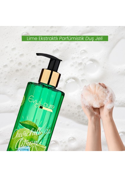 Churchill Au Citron Parfümistik Duş Jeli Lime Ekstraktlı Yoğun Nemlendirici 300 ml modelleri