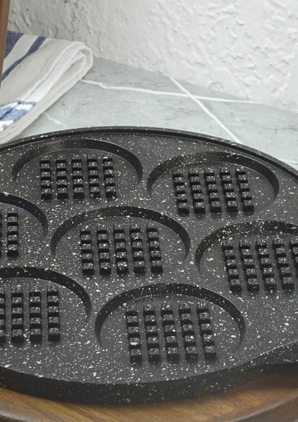 Waffle Tavası - Döküm Pankek Tavası - 27 cm modelleri