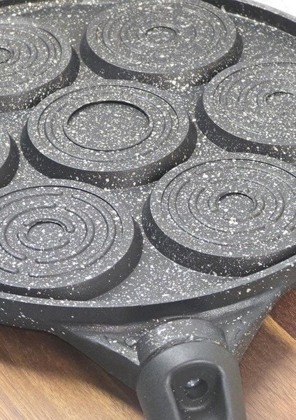 Waffle Tavası - Döküm Pankek Tavası - 27 cm fırsatları