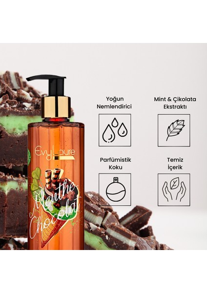Menthe Chocolat Parfümistik Duş Jeli Çikolata ve Mint Ekstraktlı Yoğun Nemlendirici 300 ml fiyatları