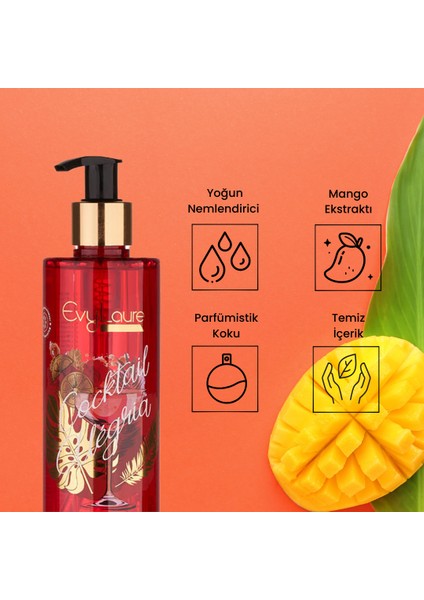 Cocktail Alégria Parfümistik Duş Jeli Mango Ekstraktlı Yoğun Nemlendirici 300 ml fiyatları