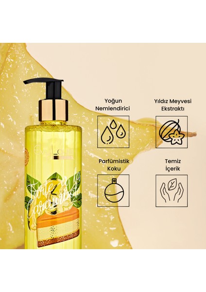 Tarte À La Carambole Parfümistik Duş Jeli Yıldız Meyvesi Ekstraktlı ve Tarçın Aromalı Nemlendirici 300 ml fiyatları