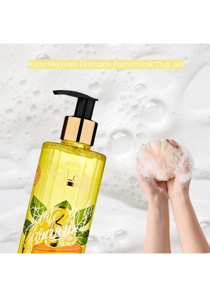 Tarte À La Carambole Parfümistik Duş Jeli Yıldız Meyvesi Ekstraktlı ve Tarçın Aromalı Nemlendirici 300 ml modelleri