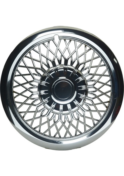 Jant Kapağı Kırılmaz Telli 15" Abs Krom Paslanmaz 4'lü (Takım Olarak)