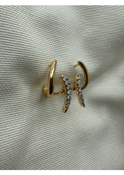 Çift Renkli Taşlı Çubuk Küpe fiyatları