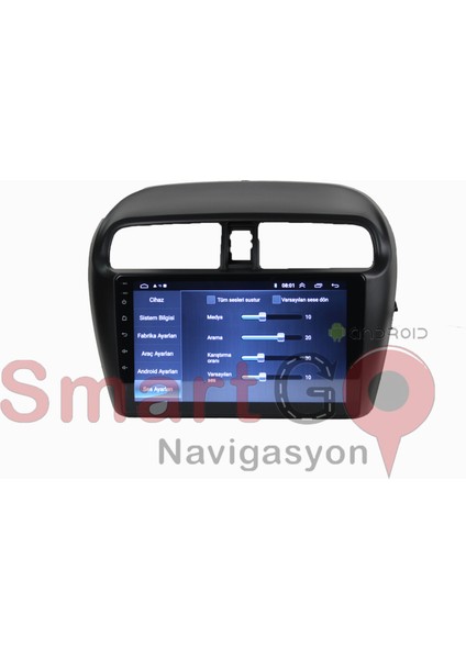 Smart Go Mitsubishi Space Star 2014/2022 9 Inç 8-128