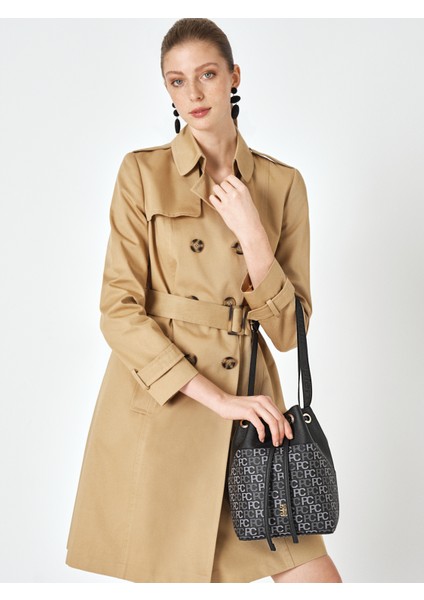 Siyah Büzgülü Çanta 05PO25Y2007TRAL S