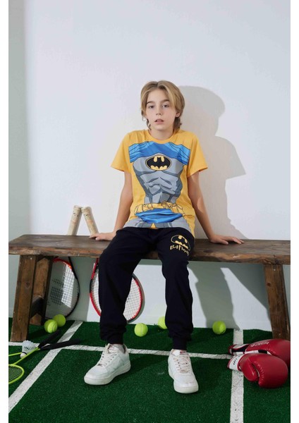 Erkek Çocuk Kısa Kol Penye Pijama Takımı 3984-85SARI modelleri