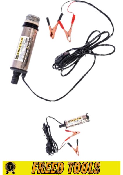 12 Volt Mazot ve Sıvı Aktarma Pompası Dalgıç Pompa
