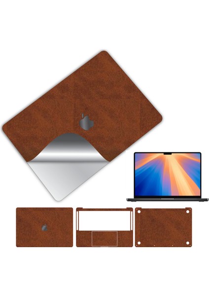 Macbook Pro 14 Inç 360 Kaplama Koruma Sticker Çizilmez Film Kaplama M1 M2 M3 M4 Taba Deri