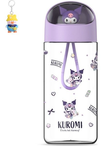 Sanrio Kemon Tritan Çocuk Su Bardağı Kız Sevimli Plastik Bardak Öğrenci Okula Taşınabilir Bardak (Yurt Dışından)