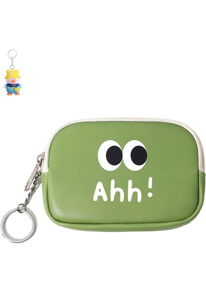 Mini Bozuk Para Cüzdanı Karikatür Sevimli Fermuarlı Madeni Para Kulaklık Çantası Öğrenci Bozuk Para Depolama Küçük Çanta Kolye (Yurt Dışından)