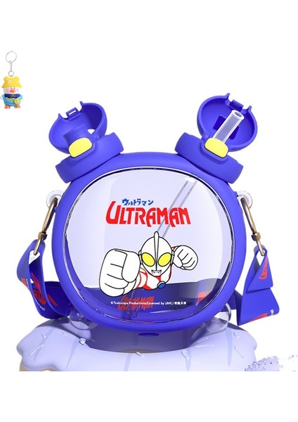 Orijinal Ultraman Plastik Su Bardağı Çocuk Saman Bardağı Tritan Doğrudan Içme Suyu Tenceresi Karikatür Anaokulu Bebek (Yurt Dışından)