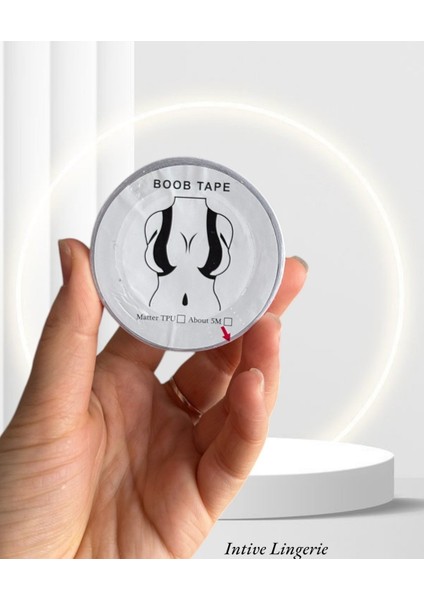 Intive Dekolte Kıyafet/abiyeler Için Şeffaf Meme Dikleştirici Çift Yapışkanlı Kaldırıcı Bant- 5metre indirimleri