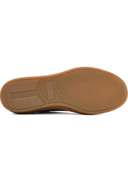 Erkek Siyah Bağcıklı Deri Sneaker 25SFD641914