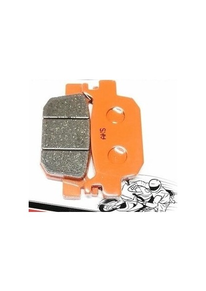 Disk Balata Arka Rks Newlight 125 / Arora Beatrix / Honda Forza 300 (Turuncu)