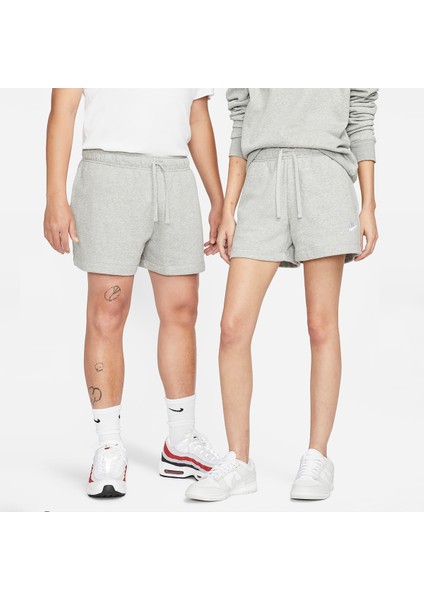 Sportswear Club Fleece Kadın Gri Şort