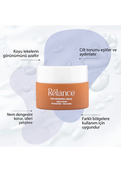 Cilt Beyazlatıcı Krem 50 ml (ALPHA-ARBUTİN, NİACİNAMİDE & SHEA BUTTER)