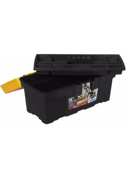 16 Inç Paslanmaz Metal Kilitli Takım Çantası Üst Kapakları Kırılmaz 41X20, H18 Edevat Alet Çantası fırsatları